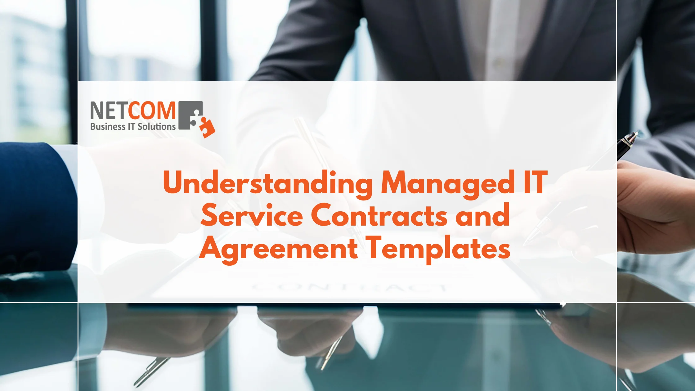 Managed IT Service Contracts and Agreement Template